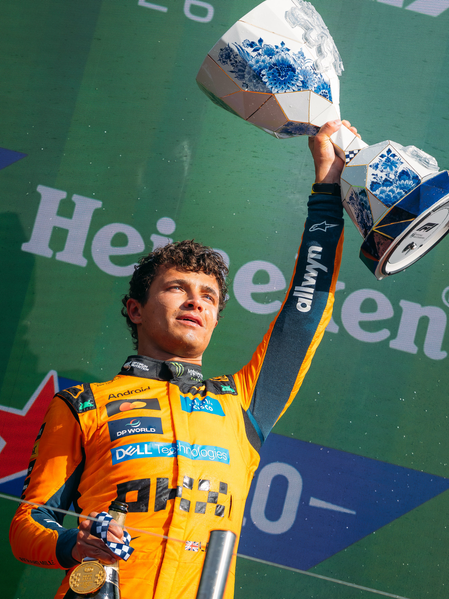Formula 1: Norris wins dramatic Dutch GP after Verstappen crashes out early