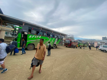 Inter-state bus services between Manipur, Nagaland, Assam continue for third day