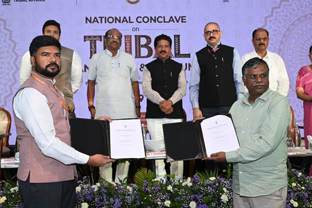 Durgadas Uikey leads tribal ministry discussions on language preservation at 3-day conclave