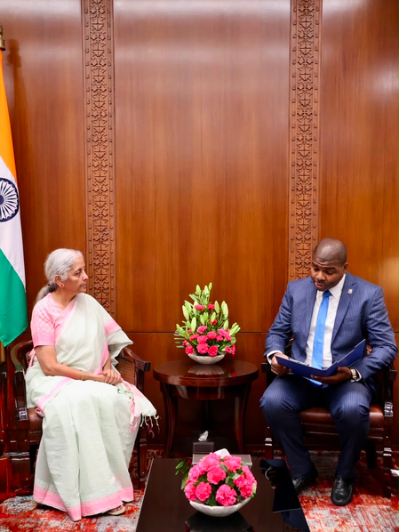 British Virgin Islands Premier meets FM Sitharaman