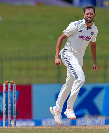 Prasidh Krishna wins Impact Player of Series award in 1-0 Test series win over Sri Lanka