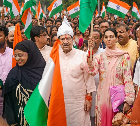 Indresh Kumar calls for unity through love, brotherhood and Tricolour at RSS Muslim wing’s Raksha Bandhan event