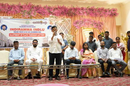 Selection of beneficiaries for Indiramma Towers in transparent manner, says Telangana minister