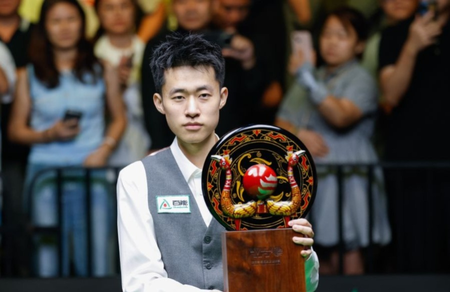 China’s Chang wins first ranking event title at snooker’s Wuhan Open
