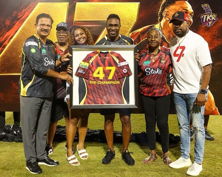 Trinbago Knight Riders retire Dwayne Bravo’s jersey No.47