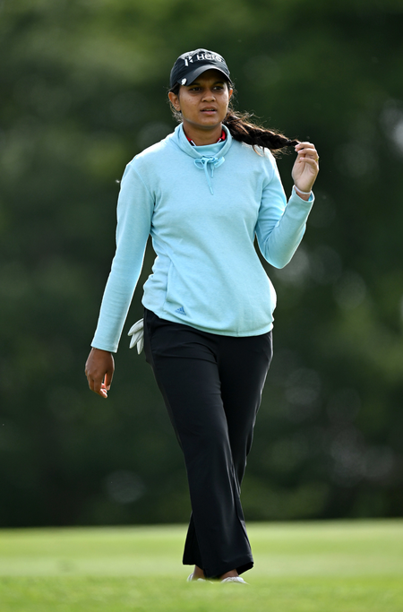 Golfer Pranavi slips to 15th at rain hit Irish Open