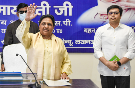Mayawati signals Akash Anand’s possible return if father-in-law quits politics