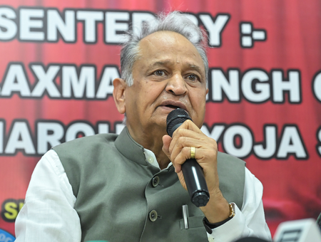 Ashok Gehlot demands Rs 3,000 social security pension, slams Centre over issue