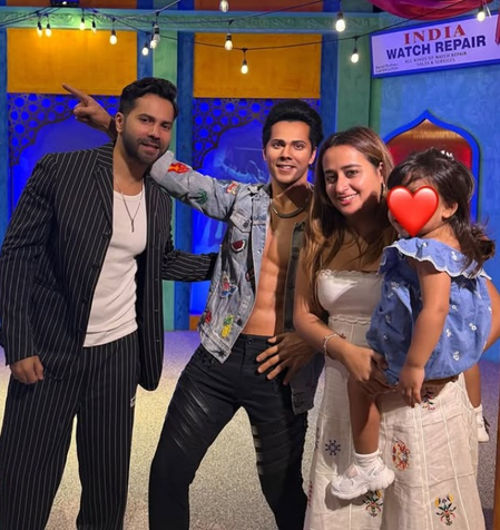 Varun Dhawan shows wife Natasha and daughter Lara his wax statue at Madame Tussauds, calls it a ‘core memory’