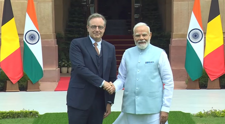 PM Modi, Belgian counterpart Wever hold bilateral talks at Hyderabad House