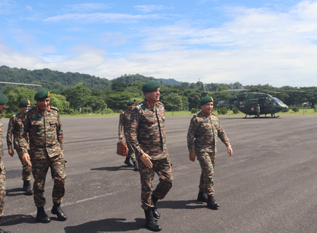 Army chief General Dhiraj Seth reviews operational readiness of Spear Corps