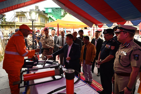 Sikkim CM flags off NDRF mountaineering expedition ‘Shikhar’ to Mt Jongsong