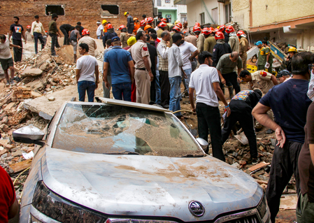 Death toll in Delhi building collapse reaches five; FIR registered against owner