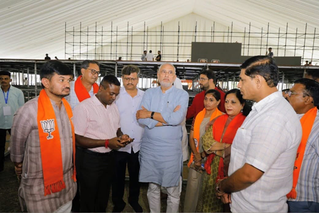 BJP prepares month-long ‘Seva Sankalp Abhiyan’ in Gujarat to mark PM Modi’s 25-year public life