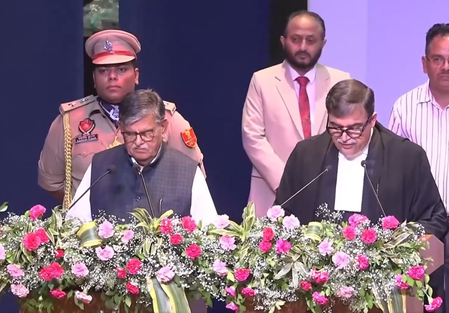 Appointment dispute: Punjab CM Mann absent as Justice Mishra takes oath as HC Chief Justice