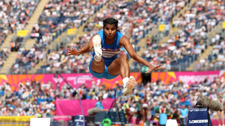 ‘Either seven metres or a gold medal is what I want’: Ancy Sojan ahead of Asiad