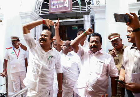 DMK MLAs evicted after uproar over Vijay’s graft remarks