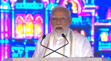 ‘Even files didn’t get dedicated corridor’: PM Modi targets delay in freight project before 2014