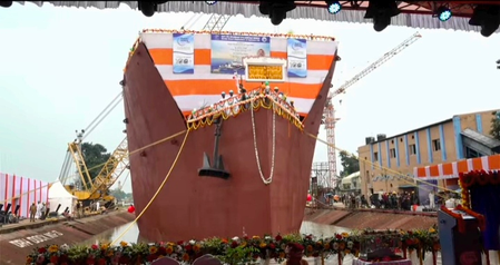 India’s first indigenous ocean research vessel launched by GRSE