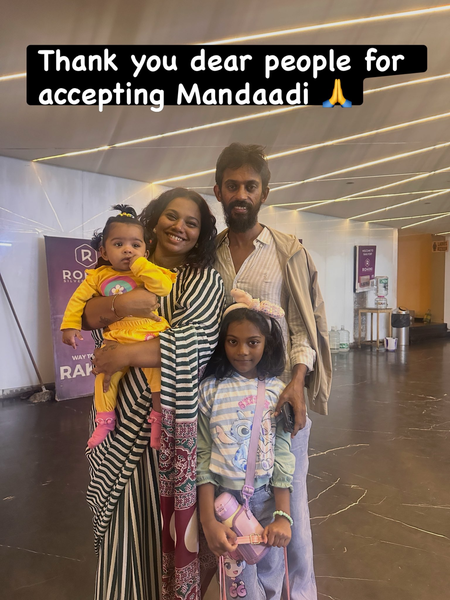 ‘Mandaadi’ director Mathimaran Pugazhendi’s wife: From struggling together to celebrating together, this one is deeply special!