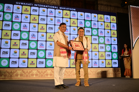 Gavaskar, CM Himanta Biswa Sarma launch Guwahati International Marathon; 12,000 runners expected