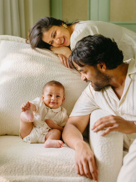 Varun Tej-Lavanya Tripathi reveal son Vaayuv’s face as he turns 1