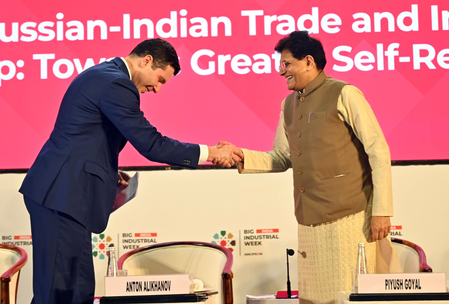 Piyush Goyal calls for pushing India-Russia trade to scale $100 bn mark