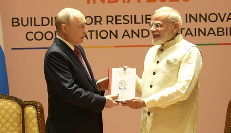 PM Modi presents Putin Russian translation of Tamil literary treasure Thirukkural