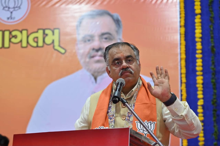 After 5-day Gujarat tour, BJP state in-charge stresses coordination, public service and scheme delivery