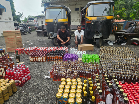 Gujarat Police seize liquor worth over Rs 22 lakh in three raids, 11 held