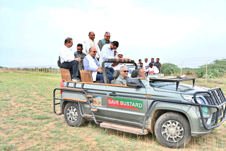 Bhupender Yadav reviews Great Indian Bustard conservation work in Gujarat’s Kachchh