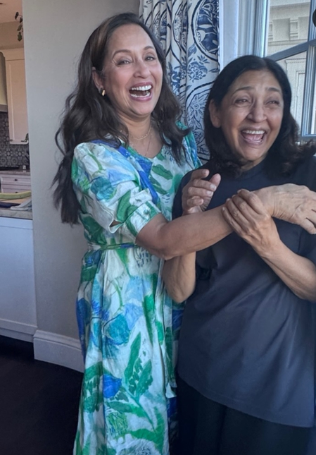 Deepti Naval meets Ashwini Bhave at her California home during US tour, says ‘creating memories again’