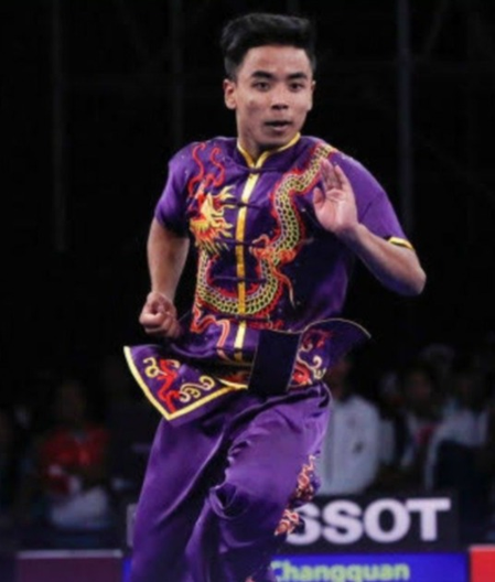 Suraj Singh Mayanglambam misses Wushu podium by 0.040 points at Asian Games