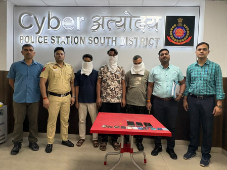 Delhi Police busts APK-based cyber fraud syndicate, three arrested in Ahmedabad