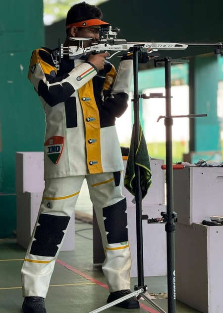 Asian Games: Himanshu wins silver, Rudrankksh bags bronze as India claim double podium in Men’s 10m Air Rifle