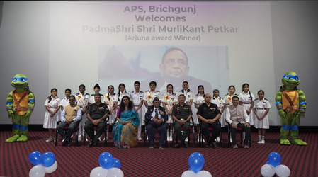 Andaman students receive life lessons from Paralympic legend