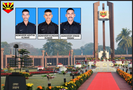 Three Agniveers missing during Dibang Valley floods declared dead, Army condoles demise