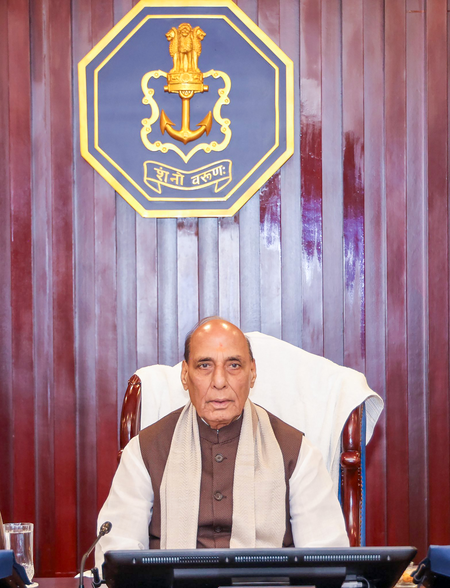 Blue-water force: Rajnath Singh hails Indian Navy’s presence in South China Sea, Atlantic