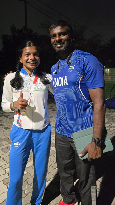 Asian Games: Baranica Elangovan’s coach Milber Bertrand Russell raises bar for bronze medallist