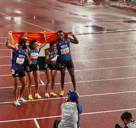 Asian Games: India clinch mixed 4x100m relay bronze, set national record