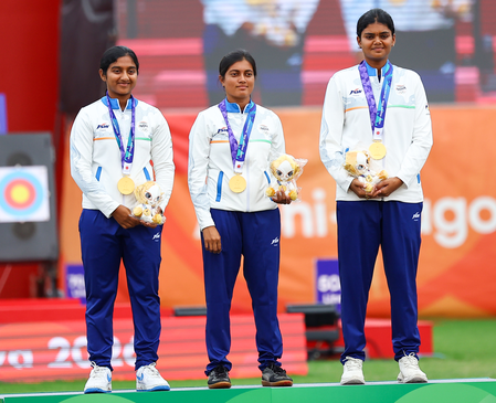 PM Modi congratulates Jyothi, Prithika, Chikitha on Asian Games gold, world-record-equalling feat
