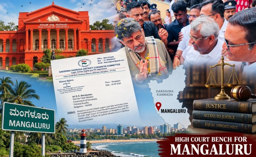 Coastal Karnataka lawyers step up demand for High Court bench in Mangaluru