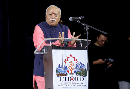 Mohan Bhagwat in Bengal’s Bardhaman today, to take stock of RSS expansion works