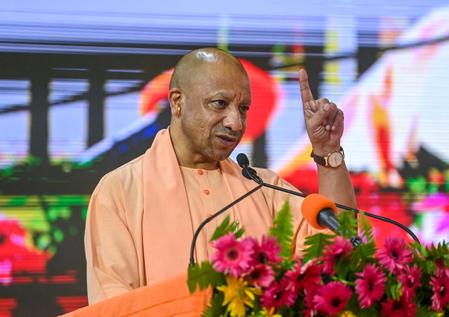 CM Adityanath felicitates police personnel, says UP was brought out of ‘policy paralysis’ after 2017