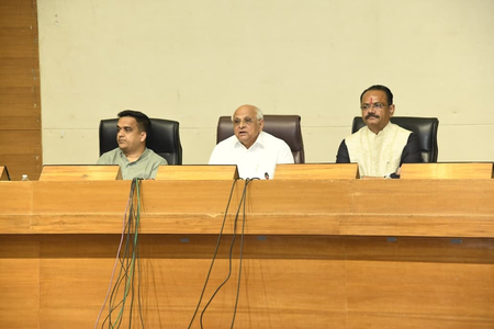 Gujarat CM hails PM Modi’s 25-year public service journey, traces national schemes to state initiatives