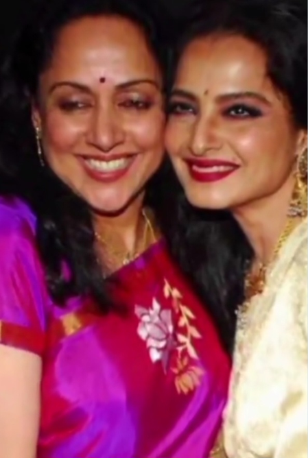 Hema Malini wishes Rekha on her 72nd birthday, shares unseen  pictures with the actress