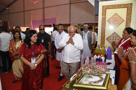 Gujarat CM opens 136 ‘Gram Haats’ at bus stations to market Sakhi Mandal products