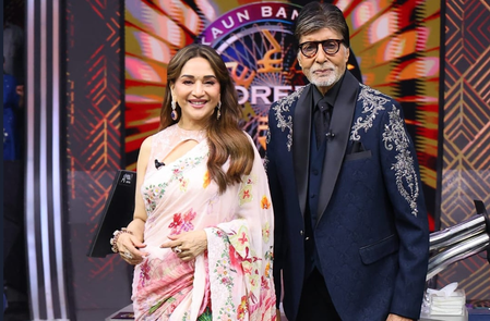 Madhuri Dixit says time tried to test Amitabh Bachchan, but he changed his fortune every time