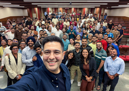‘Had a wonderful time’: Raghav Chadha on attending Red Brick Summit at IIM Ahmedabad