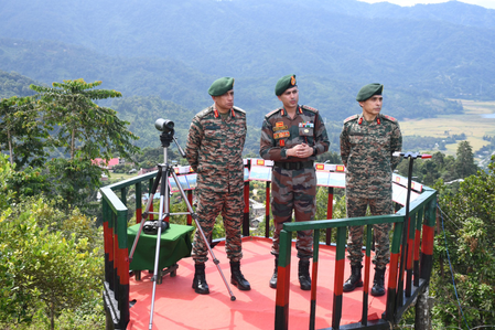 Spear Corps Commander visits Assam Rifles in Manipur